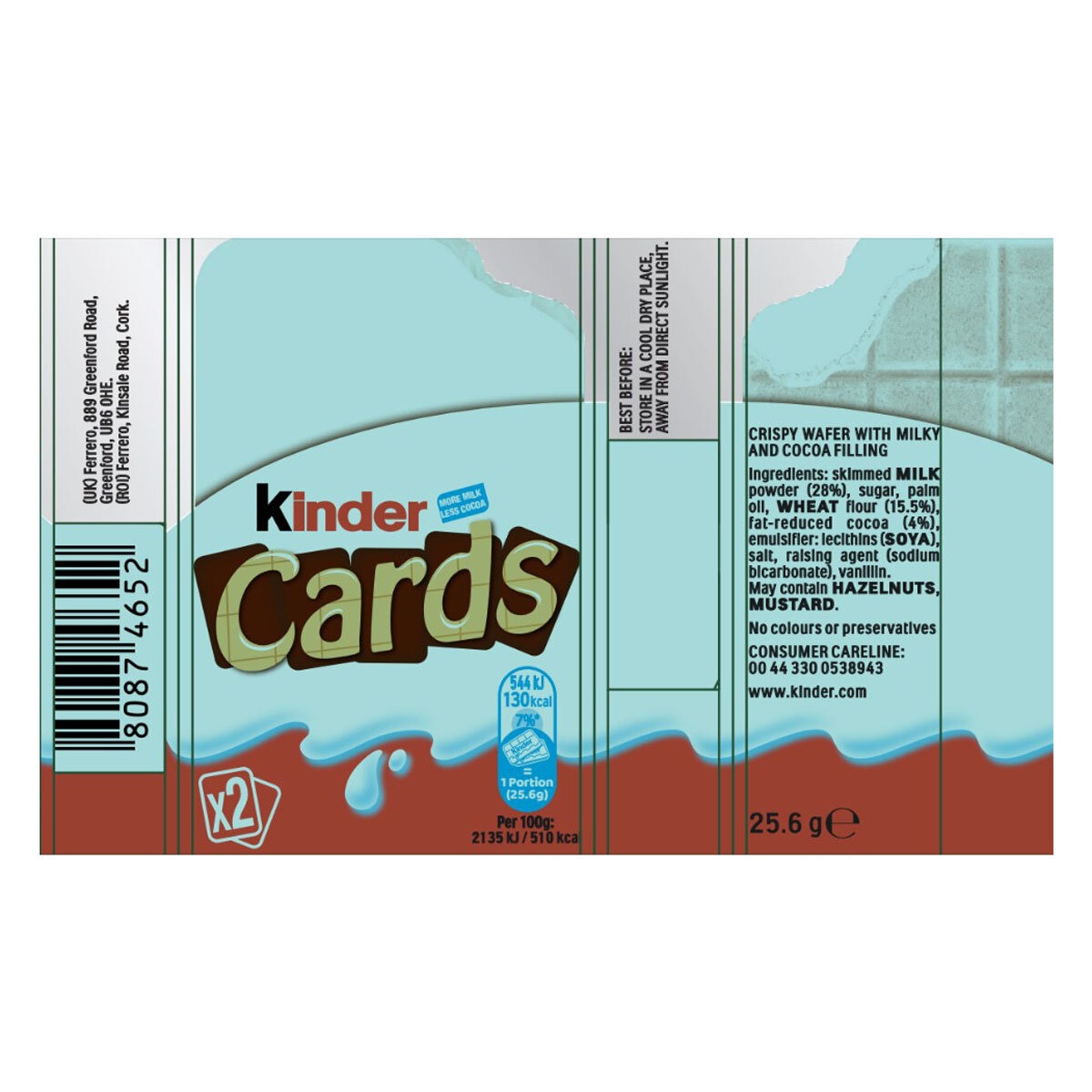 Kinder Cards, 30 x 25.6g
