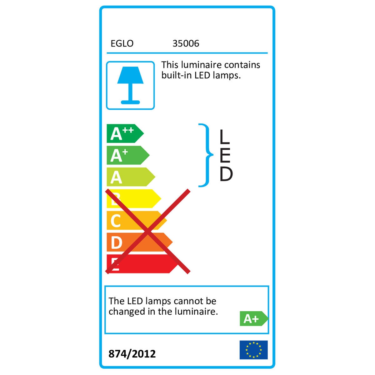 Eglo Cirali 3 Blade (132cm) Indoor Ceiling Fan with DC Motor, LED Light and Remote Control, available in 2 Colours