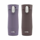 Contigo Thermal Mug 473ml, 2 Pack in 3 Colour Sets Contigo Thermal Mug 473ml, 2 Pack in 3 Colour Sets