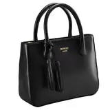 Osprey London Coast Leather Women's Grab Handbag, Black