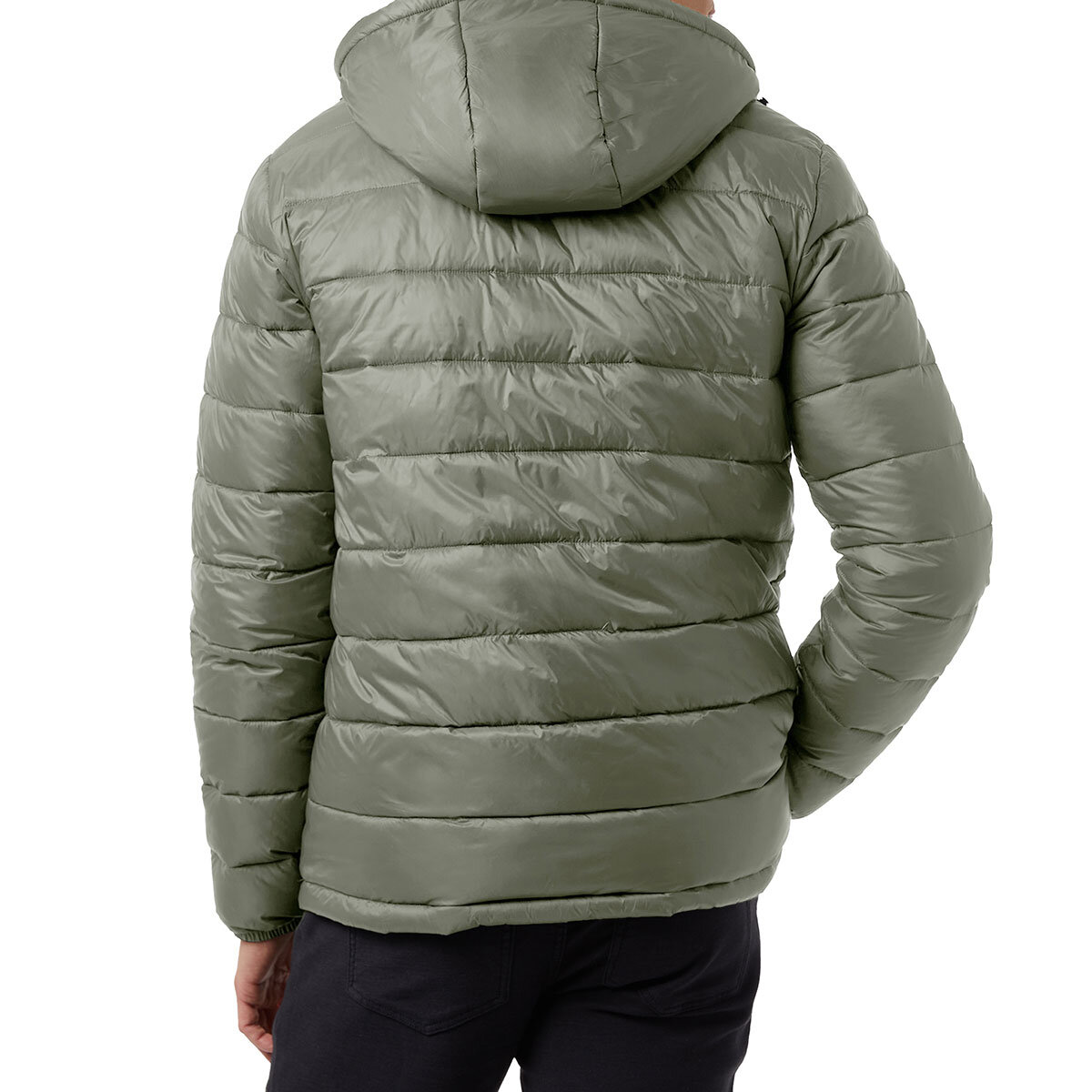 32 Degrees Men's Sherpa Lined Jacket in Green