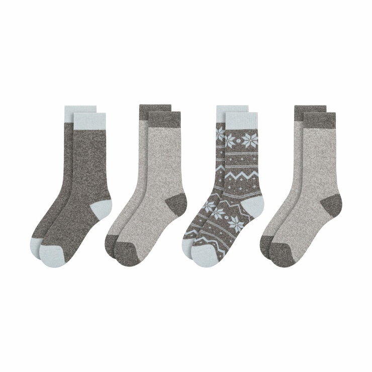 Weatherproof Ladies Thermal Sock 4 Pack in Blue