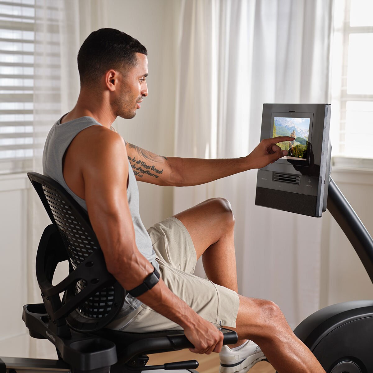 Installed Nordic Track GX10 Recumbent Bike