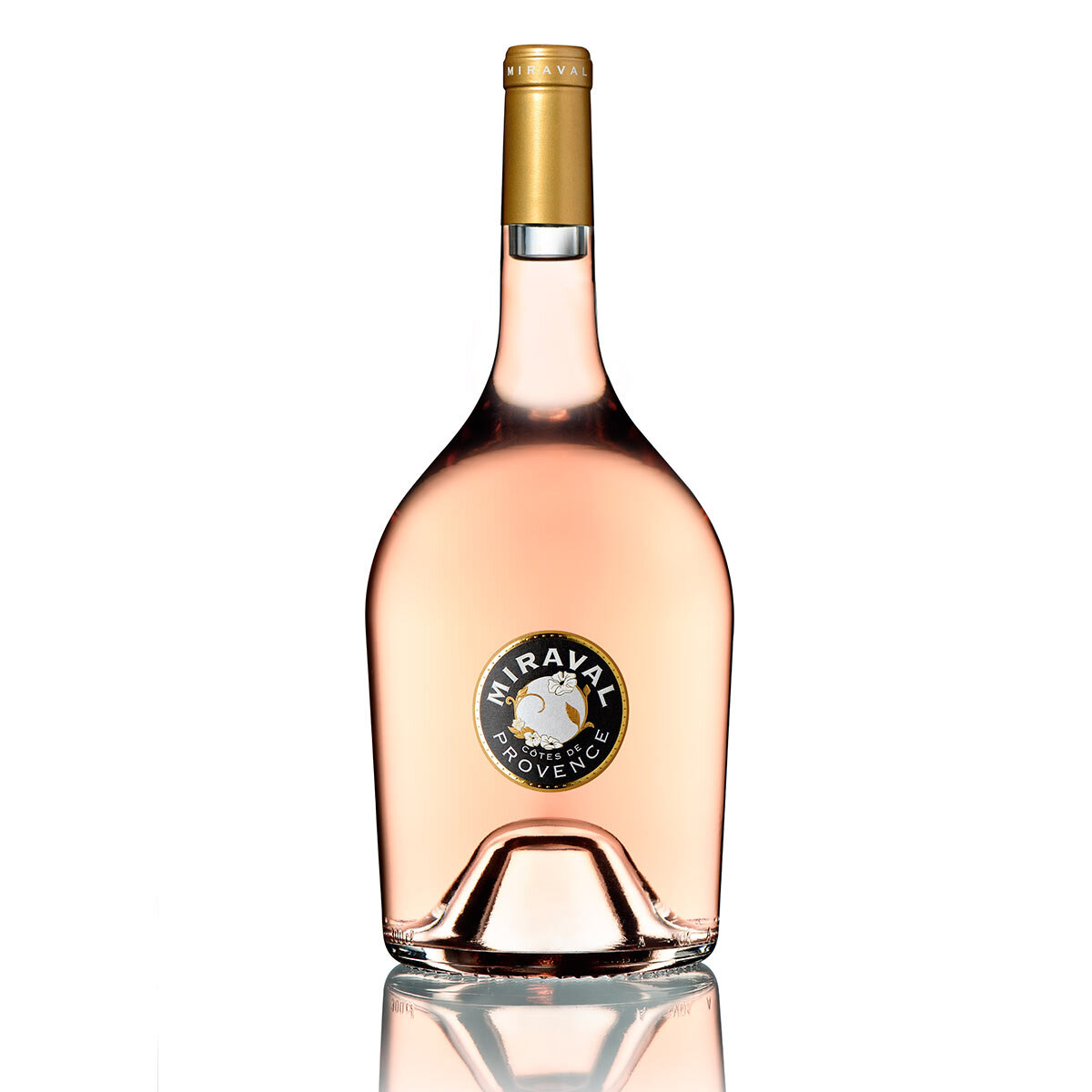 Bottle shot of Miraval Jeroboam Côtes de Provence Rosé, 3L