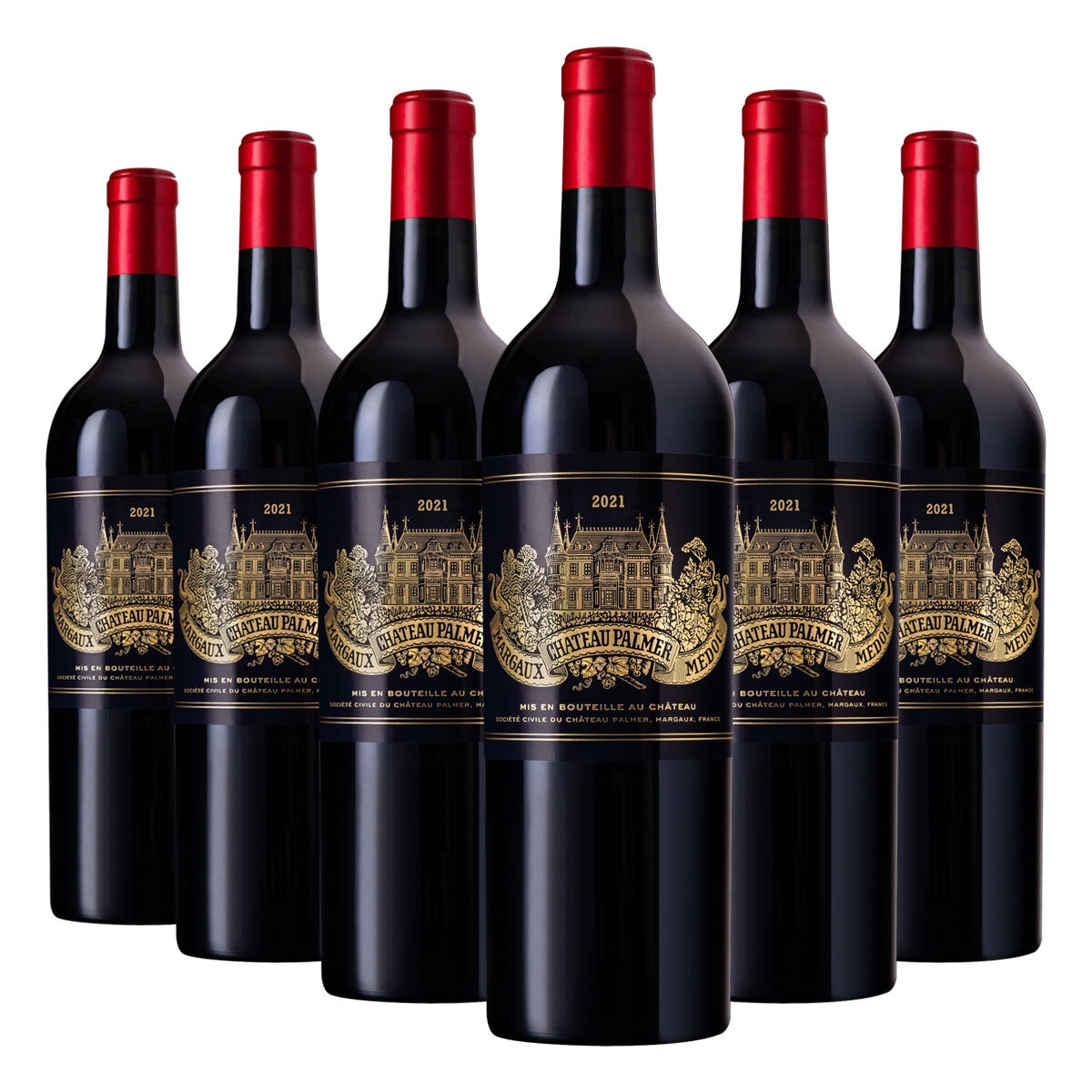 Chateau Palmer Margaux Grand Cru Classe 2021, 6 x 75cl