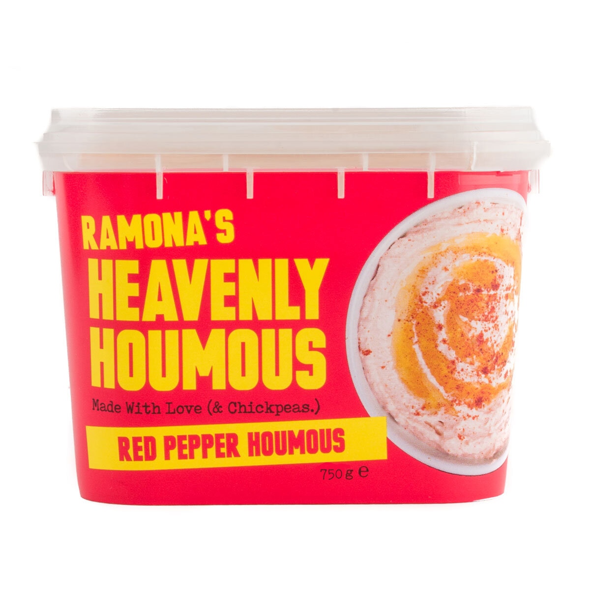 Romonas Red Pepper Houmous Tub