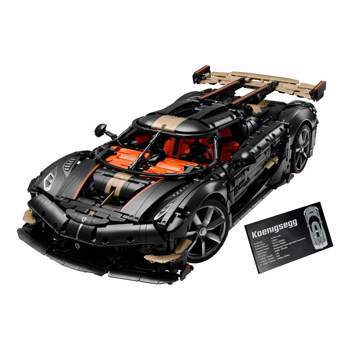 LEGO Technic Koenigsegg Sadair's Spear Megacar - Model 42232 (18+ Years) LEGO Technic Koenigsegg Sadair's Spear Megacar - Model 42232 (18+ Years)