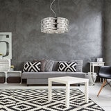 Lifestyle Miami 5 Light Pendant Chrome Crystal