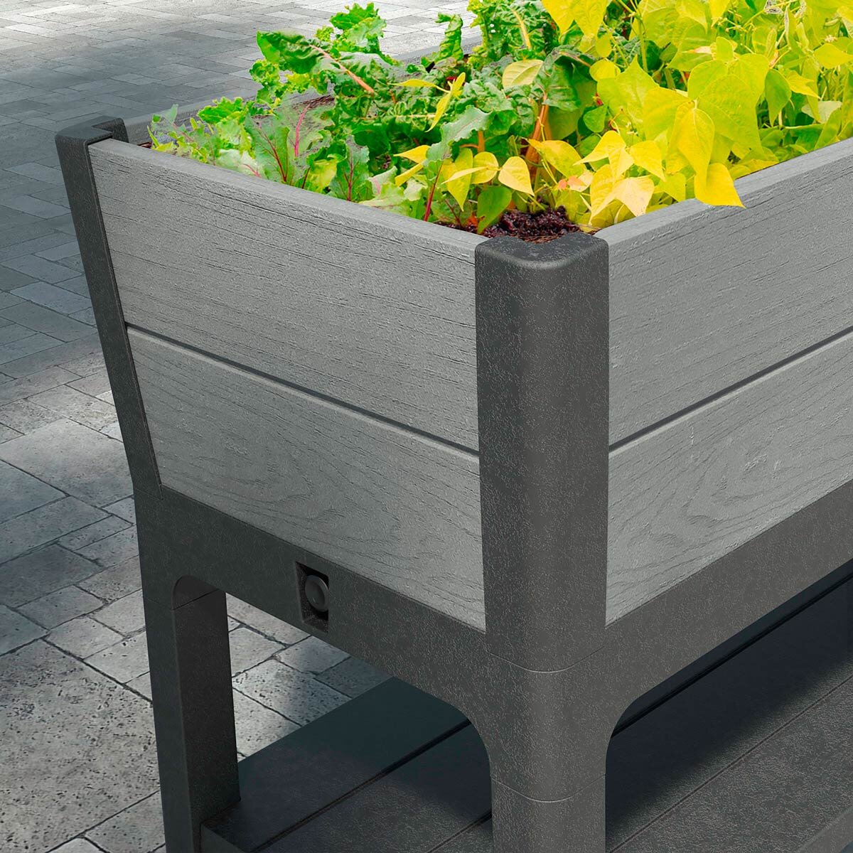 Keter Cortina 1.1m Raised Garden Bed with Self-Watering System