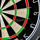 Luke Littler Signed Framed Dartboard, including 4 Photos