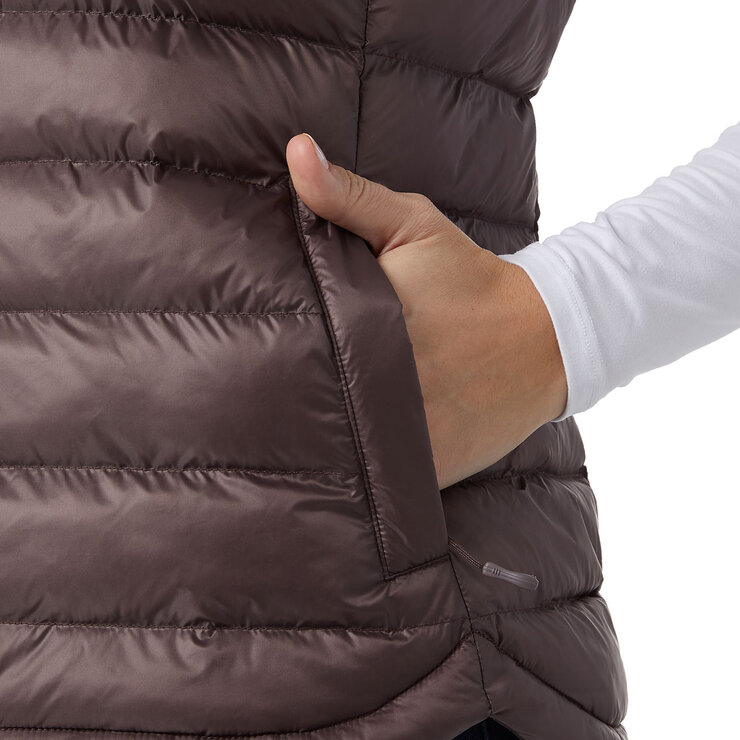 32 Degrees Women's Gilet in Brown, Medium