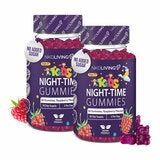 NKD Living Kids Night-Time Gummies Raspberry, 2 x 60 Count NKD Living Kids Night-Time Gummies Raspberry, 2 x 60 Count