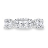 1.09ctw Round Brilliant Cut Diamond Ring, 18ct White Gold