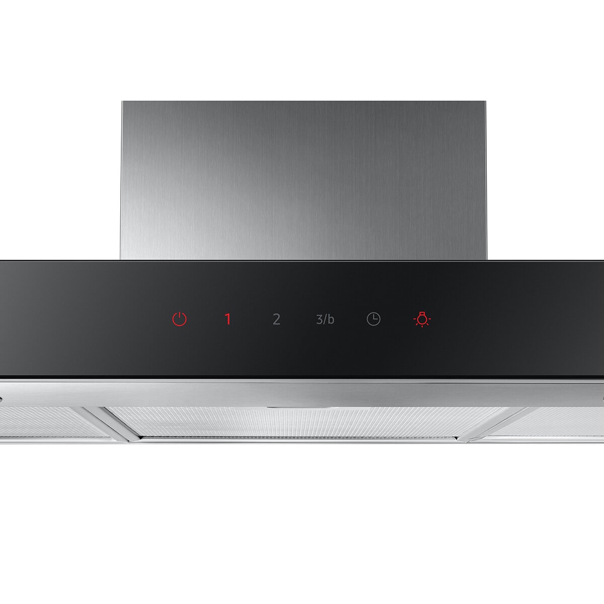 Samsung NK36C5070US/UR 90cm Cooker Hood with Touch Control, in Stainless Steel/Black