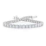 8ctw Diamond Tennis Bracelet, 18ct White Gold