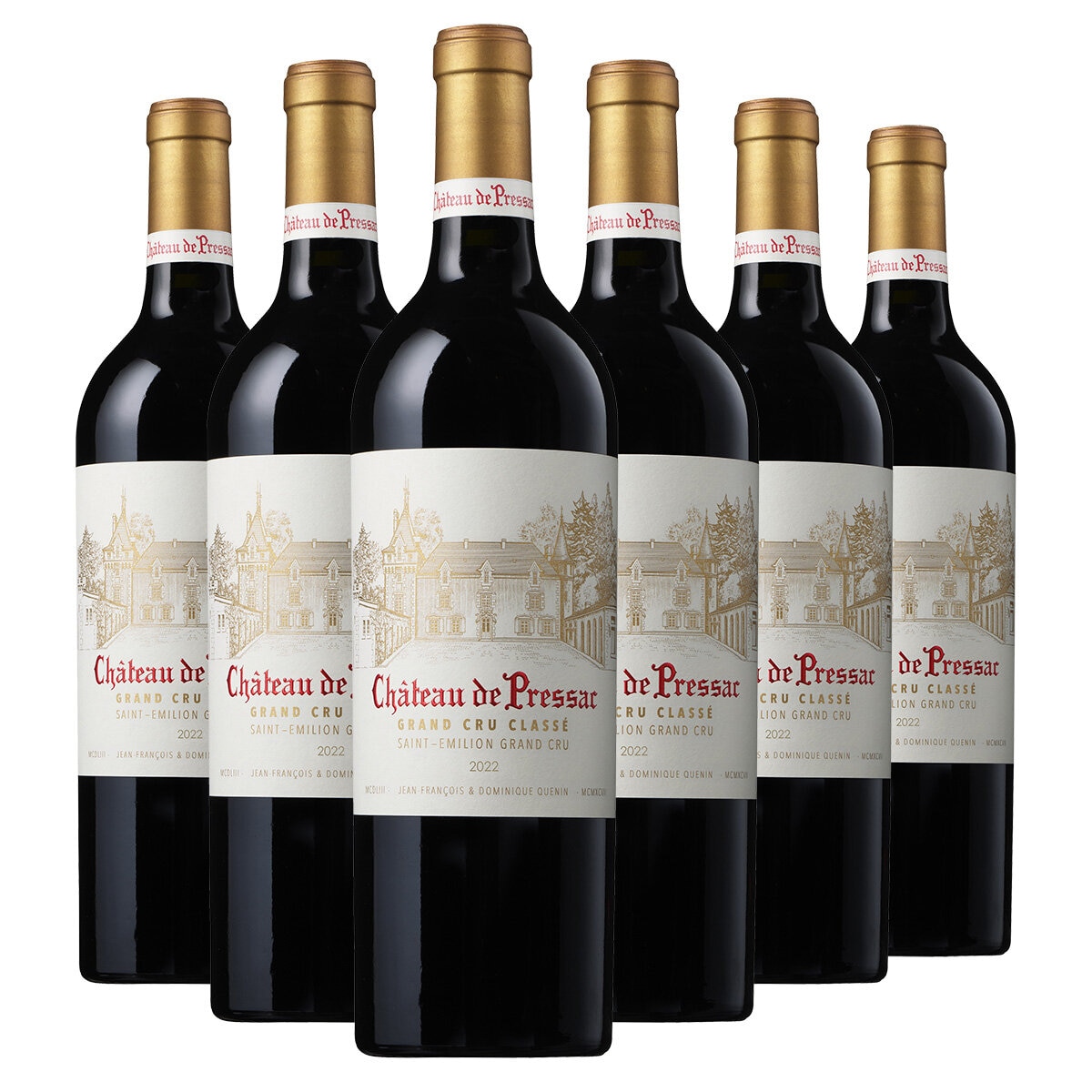 CHATEAU DE PRESSAC 2022 6x75cl CHATEAU DE PRESSAC 2022 6x75cl