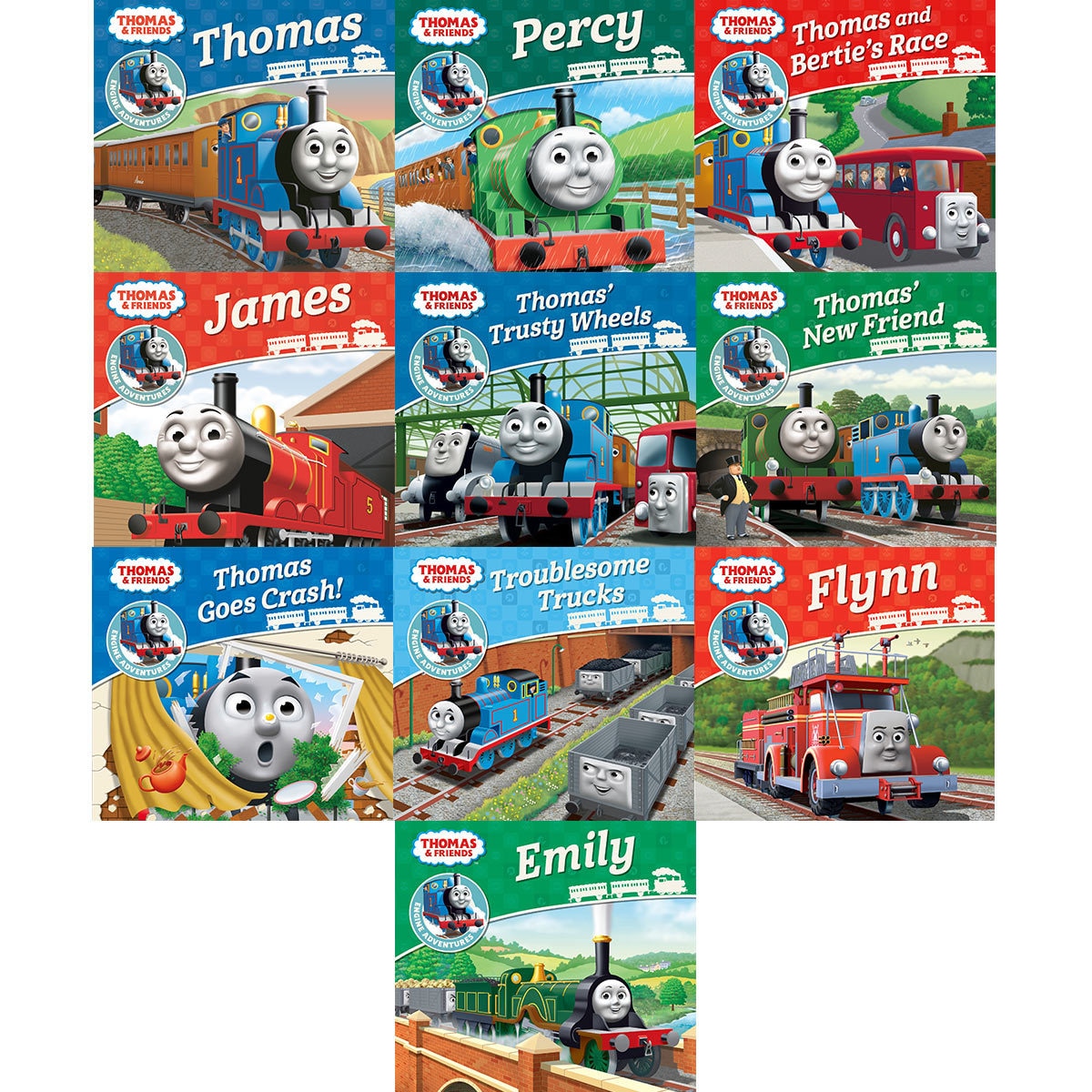 Thomas and Friends 10 Book Collection (3+ Years)