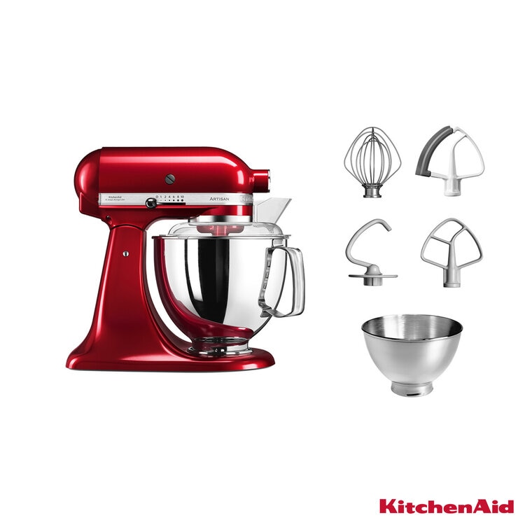 KitchenAid Artisan Stand Mixer 4.8L in Candy Apple SM175, 5KSM175PSBCA KitchenAid Artisan Stand Mixer 4.8L in Candy Apple SM175, 5KSM175PSBCA