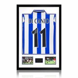 Paolo Di Canio Signed Sheffield Wednesday 1998 Home Shirt Premium Frame