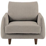 Gallery Oakwood Natural Fabric Armchair