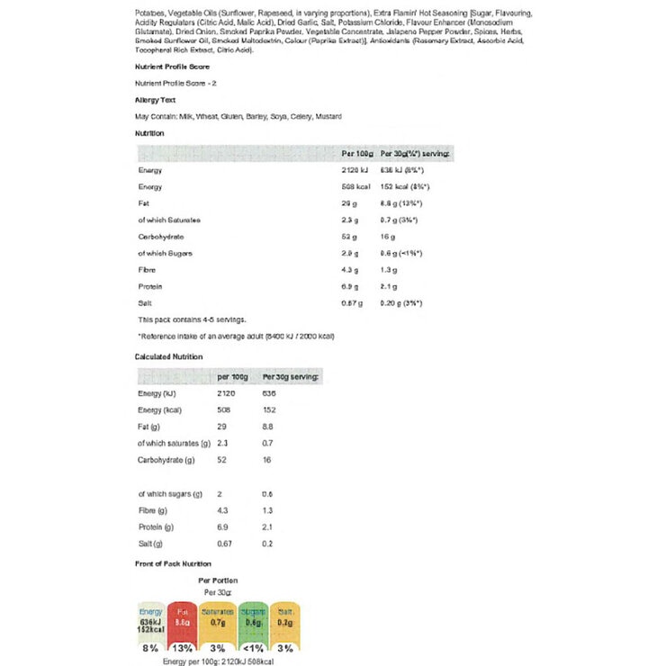 Nutritional Information