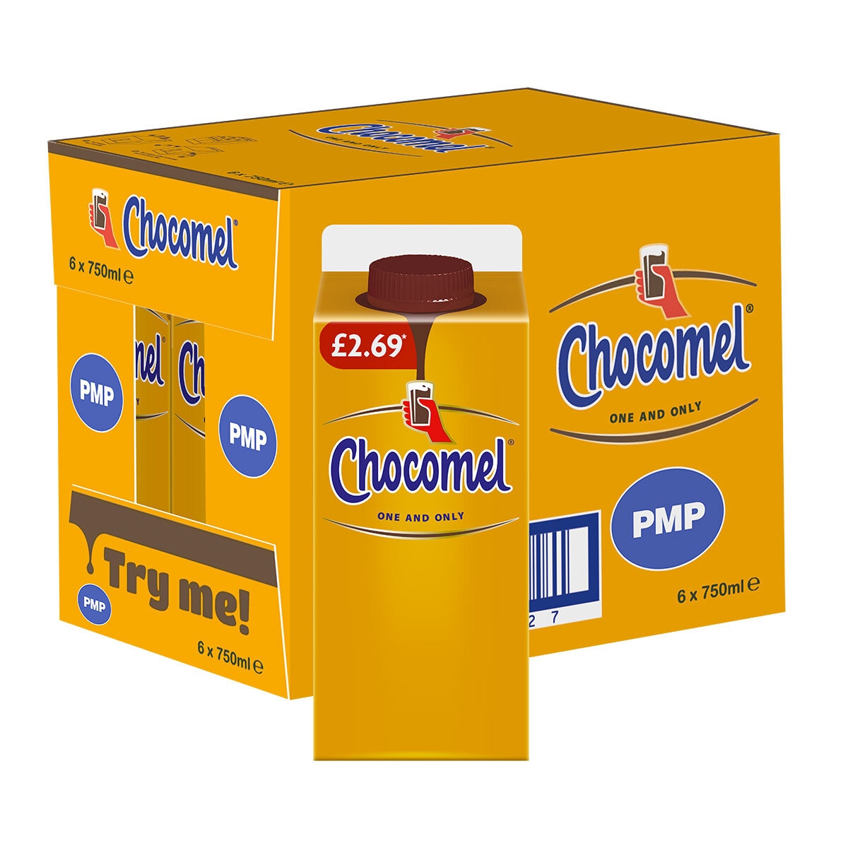 Chocomel Chocolate Milk Drink PMP £2.69, 6 x 750ml