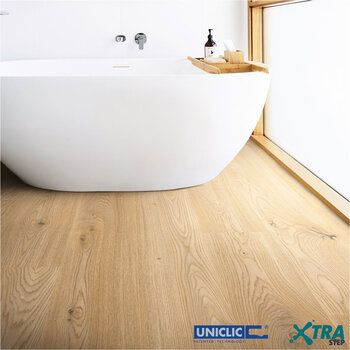 Xtra Step Light Oak 12mm AC4 Laminate Flooring Planks - 1.45m² Per Pack
