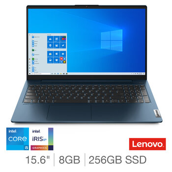 Lenovo IdeaPad 5, Intel Core i5, 8GB RAM, 256GB SSD, 15.6 Inch Laptop, 82FG01MHUK
