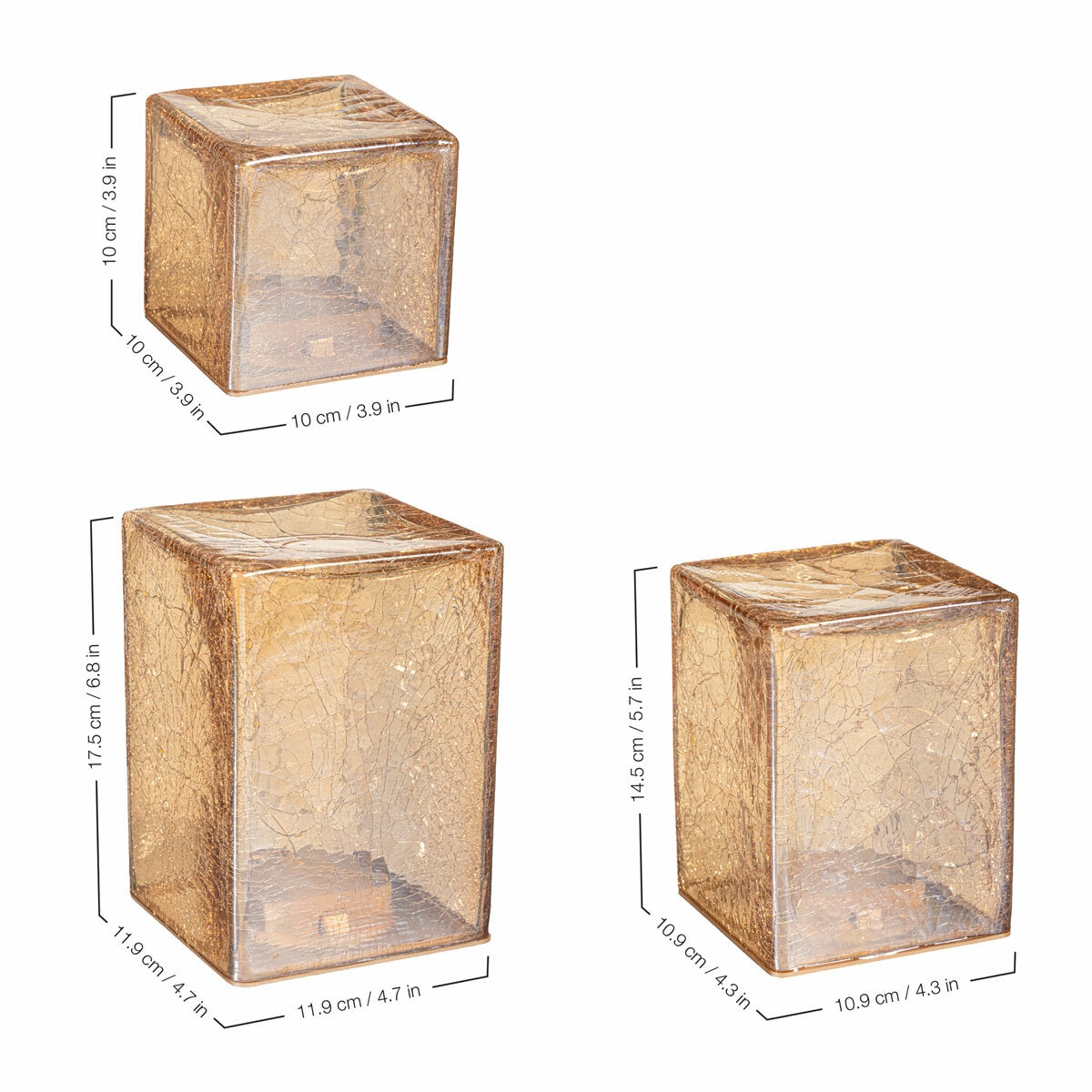 LED Glass Lights in CUBE