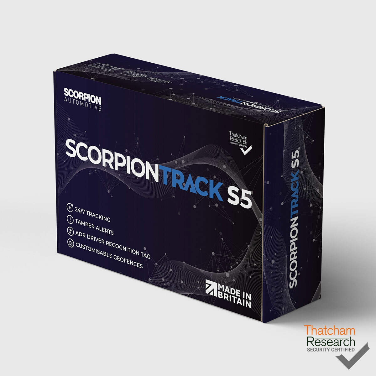 ScorpionTrack S5 Tracker with Installation and 3 Year Subscription