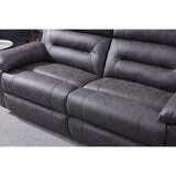 Lucca Grey Fabric Power Reclining 2 Seater Sofa