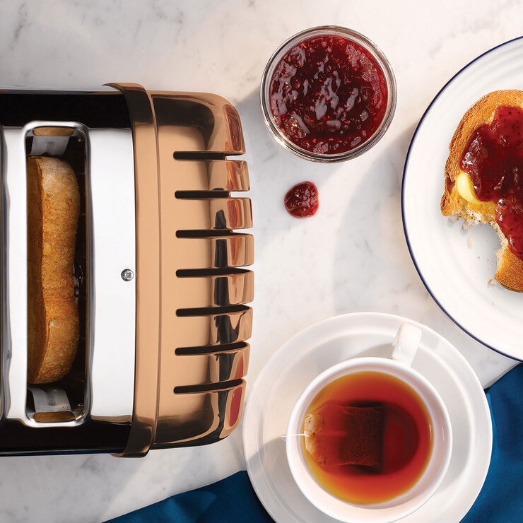 Dualit Copper 4 Slot Toaster Lifestyle Image
