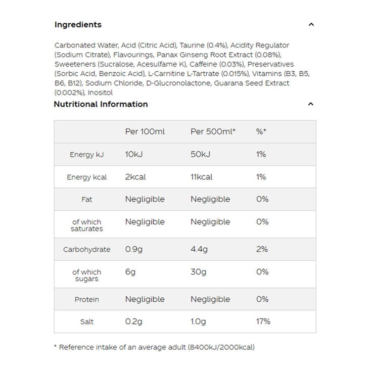 Nutritional Information