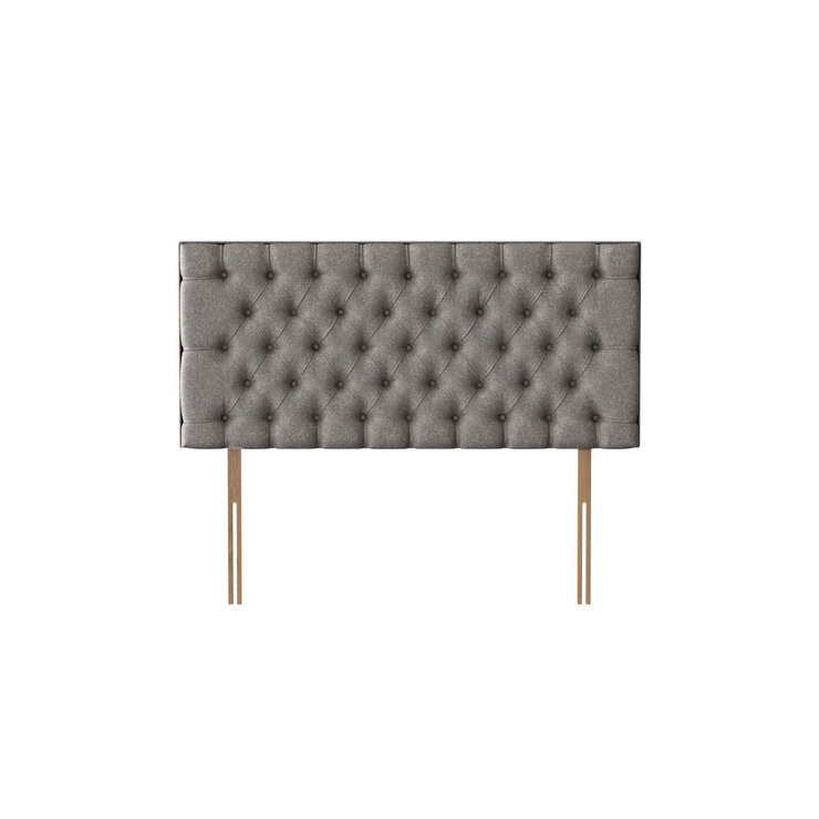 Pocket Spring Bed Company Florence Light Grey Fabric Headboard, King Pocket Spring Bed Company Florence Light Grey Fabric Headboard, King
