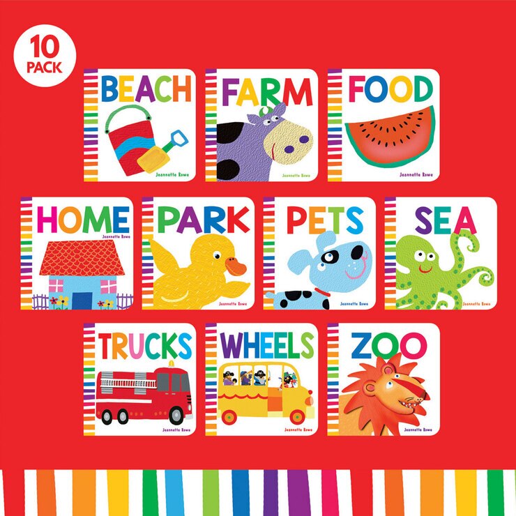 Take Along 10 Board Vinyl Carry Bag Assortment, Baby's First Take Along 10 Board Vinyl Carry Bag Assortment, Baby's First