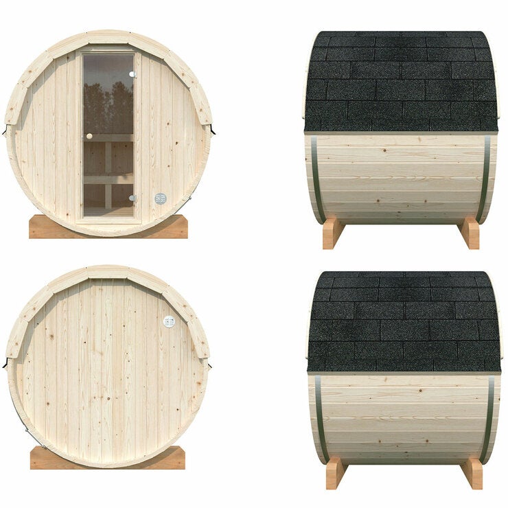 Barrel sauna 200x160 Barrel sauna 200x160