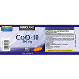 Kirkland Signature CoQ-10 300mg, 100 Capsules (3 Months Supply)