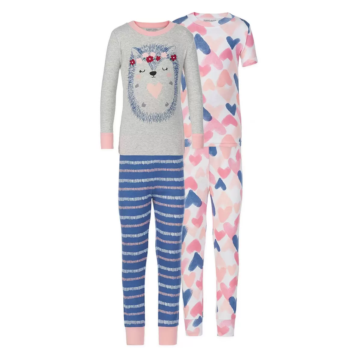 Kirkland Signature Children's Cotton 4 Piece Pyjama Set in Hedgehog