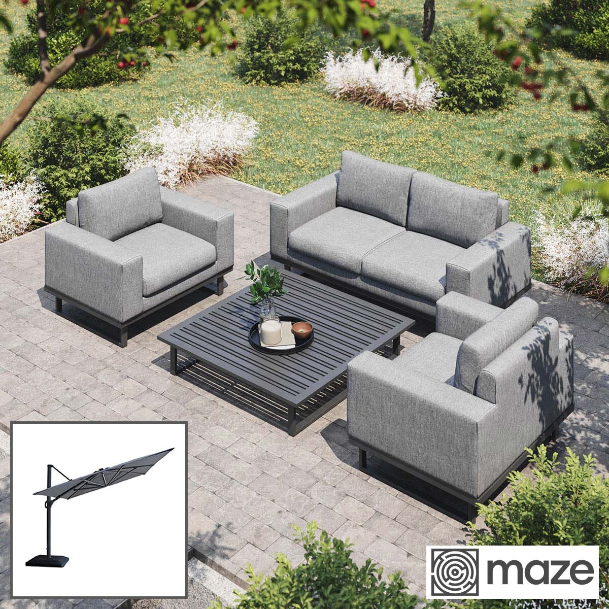 Maze Ethos 4pc Seating Set Bundle