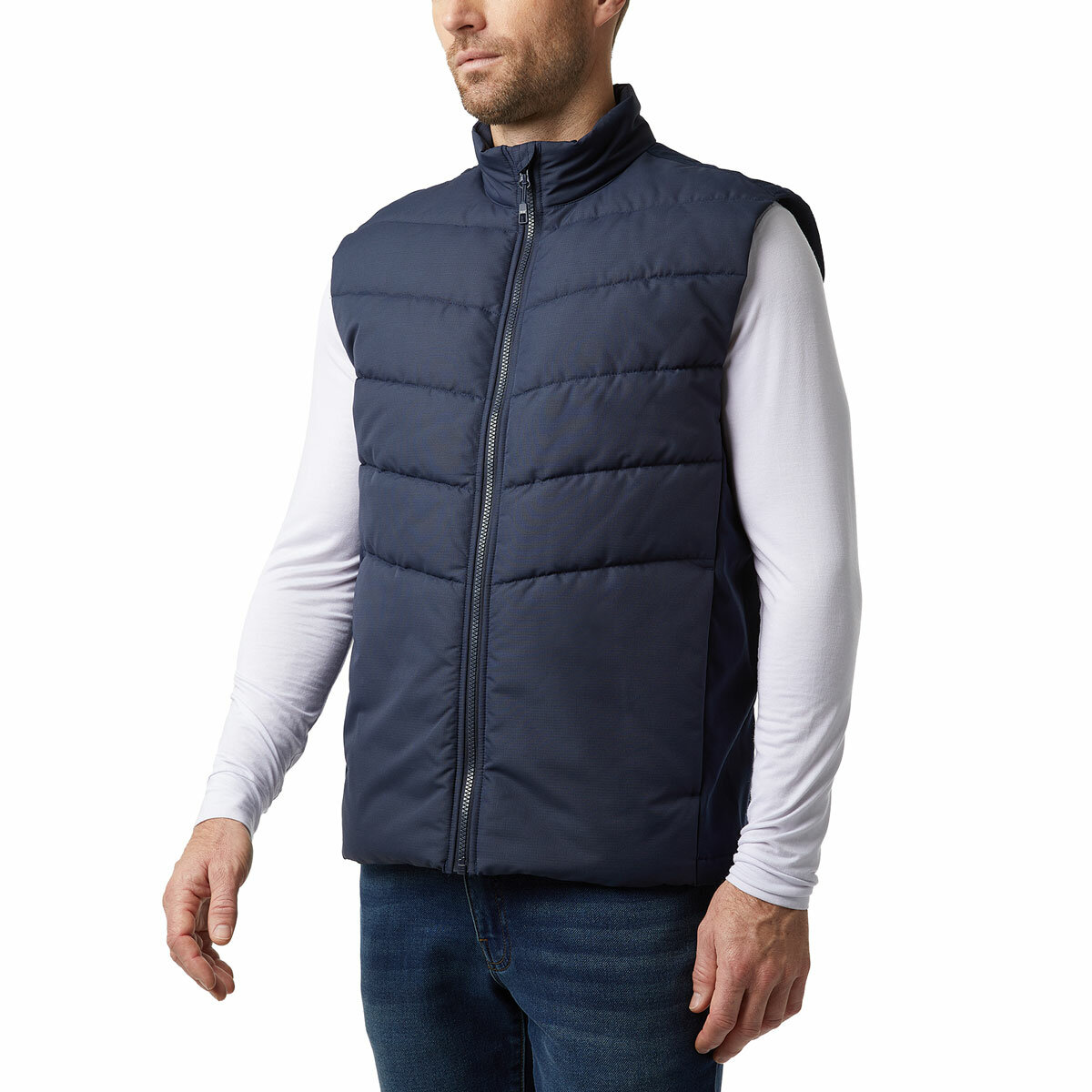 32 Degrees Mens Mixed Media Vest