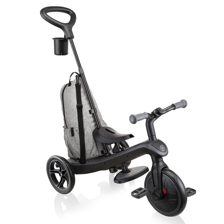 Buy Globber Explorer Trike 4 in 1 Deluxe Play Grey Overview2 Image at Costco.co.uk