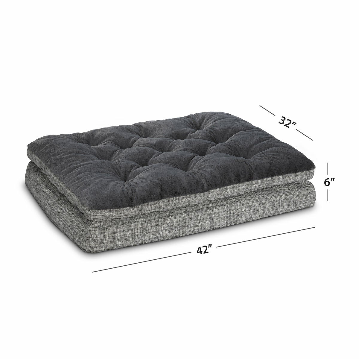 Kirkland Signature Pillow Top Gusseted Pet Bed, 32" x 42" (81.3 x 106.7cm) in 2 Options Kirkland Signature Pillow Top Gusseted Pet Bed, 32" x 42" (81.3 x 106.7cm) in 2 Options