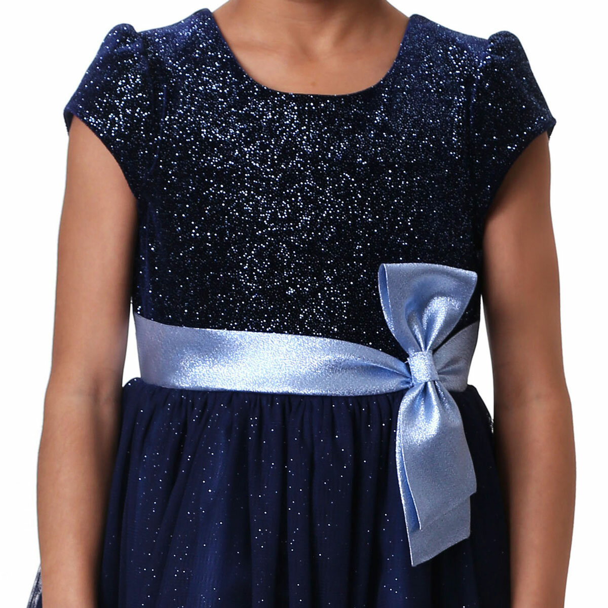Jona Michelle Kids Dress in Navy
