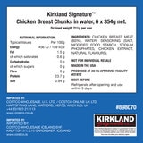 Kirkland Signature Premium Chunk Canned Chicken Breast, 6 x 354g