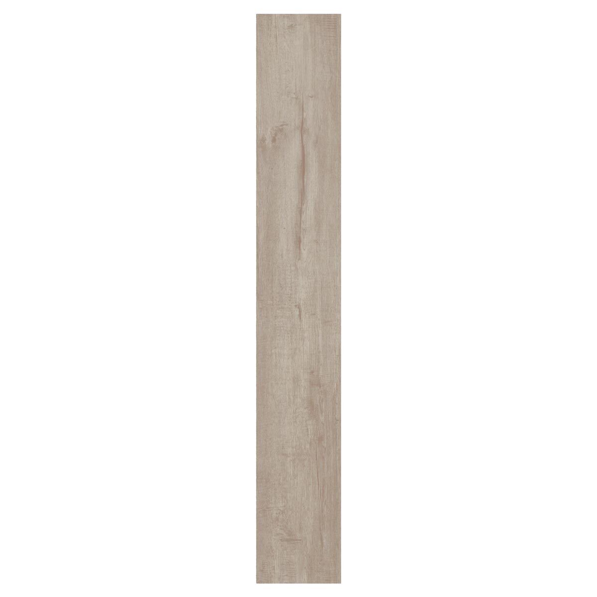 Individual plank of flooring on white background
