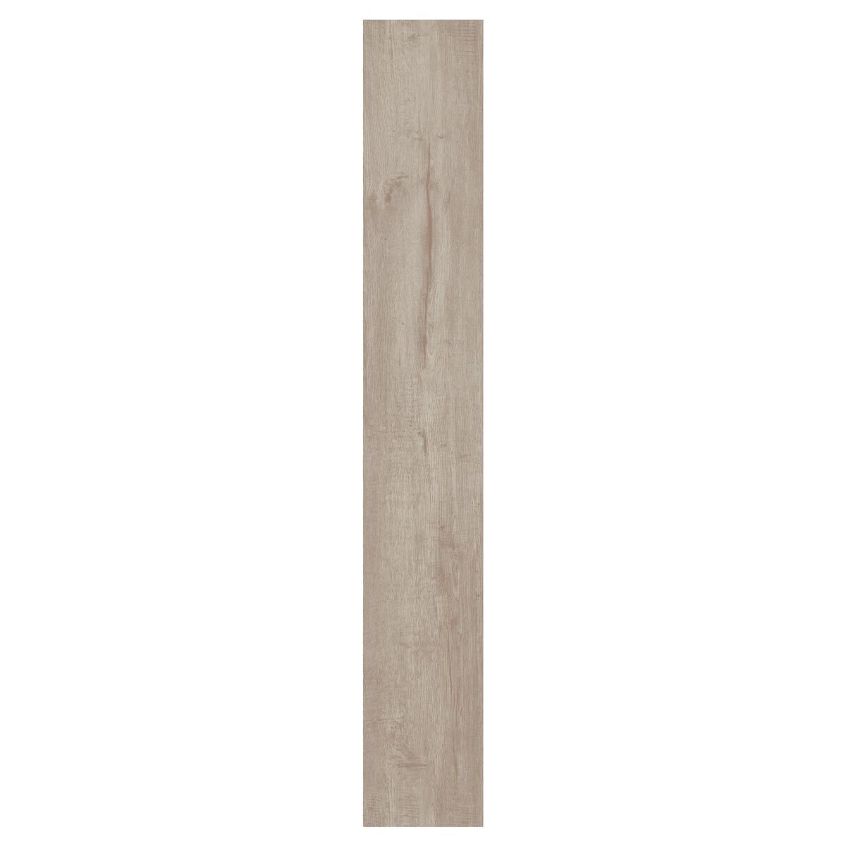 Individual plank of flooring on white background