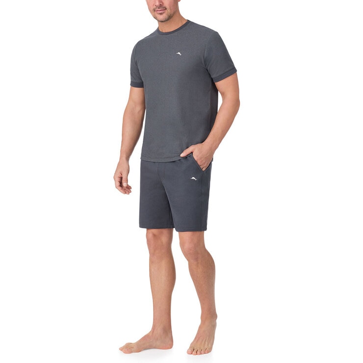Tommy Bahama Men's Knit Lounge Set in Charcoal