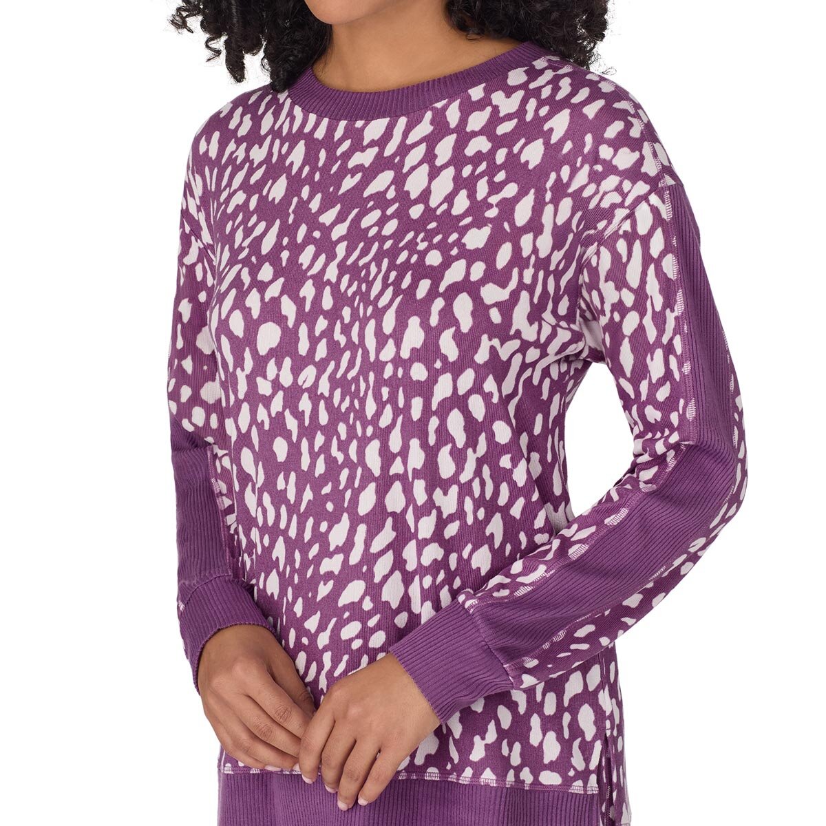 Carole Hochman 2 Piece Lounge Set in Purple Large Cos