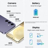 Buy Samsung Galaxy S24+, 256GB Sim Free Mobile Phone in Colbolt Violet, SM-S926BZVDEUB at costco.co.uk