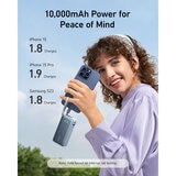 Anker Nano 10,000mAh Power Bank with Built-in USB-C Cable 2-Pack